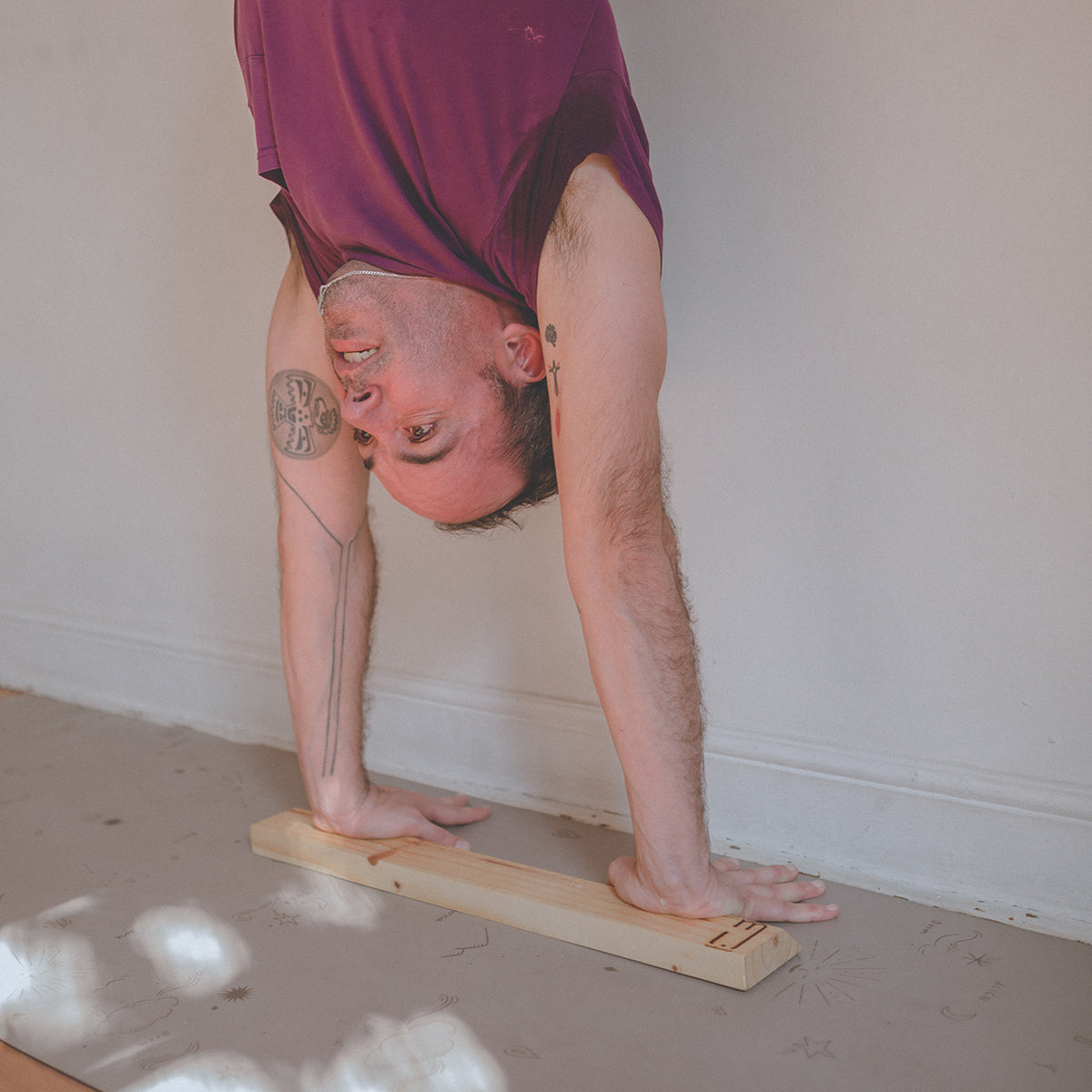 Slanting Plank Yoga