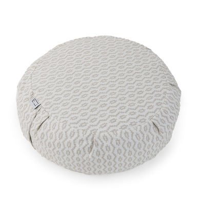 Zafu Bajo Lino Troya White